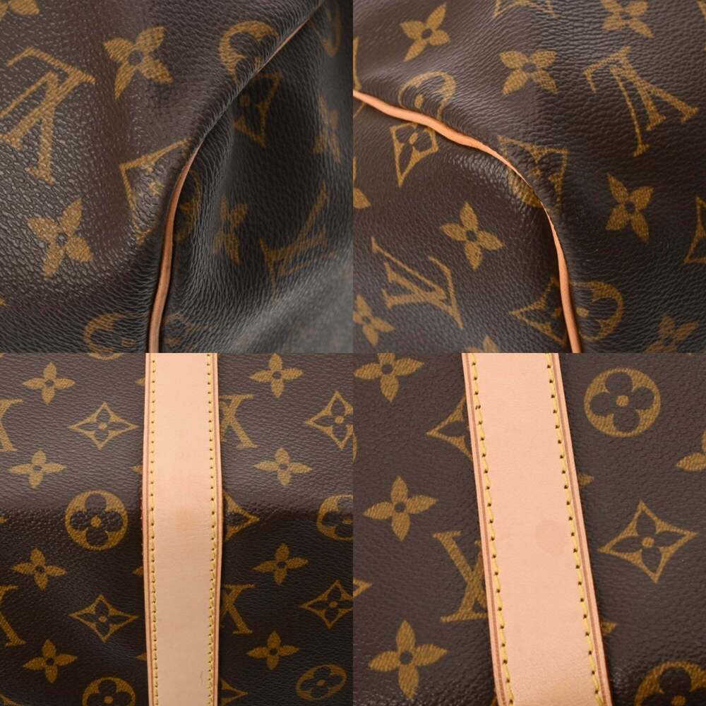 LOUIS VUITTON Brown Monogram Canvas Keepall 55 Boston Bag - Picture 9 of 11